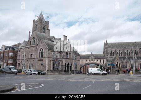 Dublin - août 2019 : cathédrale Christ Church Banque D'Images