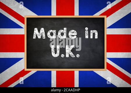 Faites en Royaume-Uni Banque D'Images
