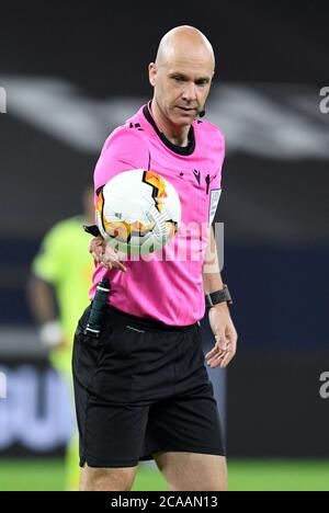 Gelsenkirchen, Allemagne. 05 août 2020. Football: Europa League, Inter Milan - FC Getafe, tour de knockout, tour de seize à l'Arena AufSchalke. Arbitre Anthony Taylor. Credit: Bernd Thissen/dpa/Alay Live News Banque D'Images