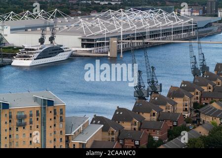 Royal Victoria docks, Excel London Banque D'Images