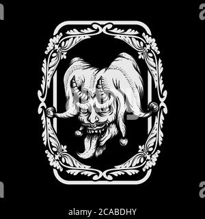 ILLUSTRATION du vecteur JOKER MAL pour votre entreprise ou marque Illustration de Vecteur