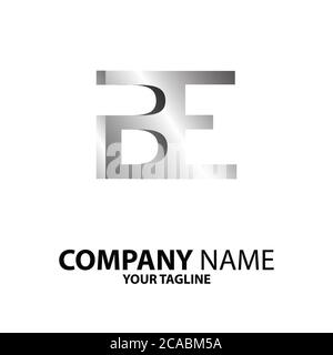 SOYEZ le concept initial de logo de bâtiments peut être utilisé pour les entreprises et les entreprises Illustration de Vecteur