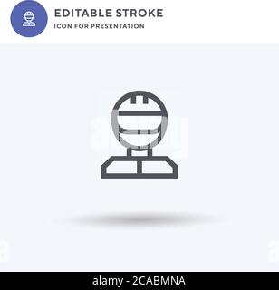 Vecteur d'icône Racer, signe plat rempli, pictogramme solide isolé sur blanc, illustration du logo. Icône Racer pour la présentation. Illustration de Vecteur