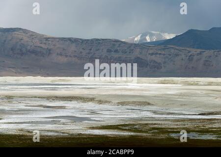 Ladakh, Inde - TSO Kar Lake à Ladakh, Jammu-et-Cachemire, Inde. Banque D'Images