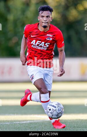 EPE, pays-Bas. 05 août 2020. EPE, 05-08-2020 match amical saison néerlandaise de football 2020/2021 AZ - PEC. Joueur AZ Owen Wijndal crédit: Pro Shots/Alamy Live News Banque D'Images