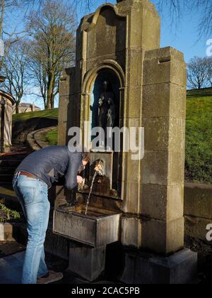 St Anns Well Buxton Derbyshire Dales England Banque D'Images