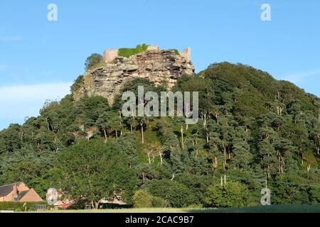 Château de Beeston, Beeston, Château médiéval, fortification, Guerre civile, fort, Guerre civile anglaise, résidents royaux, Anglais, Cheshire, attraction touristique Banque D'Images