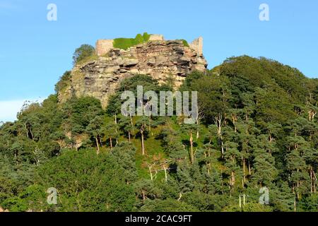 Château de Beeston, Beeston, Château médiéval, fortification, Guerre civile, fort, Guerre civile anglaise, résidents royaux, Anglais, Cheshire, attraction touristique Banque D'Images