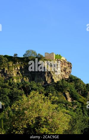 Château de Beeston, Beeston, Château médiéval, fortification, Guerre civile, fort, Guerre civile anglaise, résidents royaux, Anglais, Cheshire, attraction touristique Banque D'Images