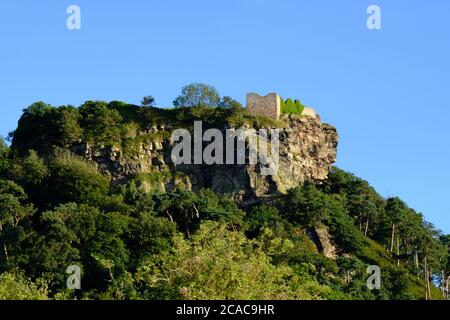 Château de Beeston, Beeston, Château médiéval, fortification, Guerre civile, fort, Guerre civile anglaise, résidents royaux, Anglais, Cheshire, attraction touristique Banque D'Images