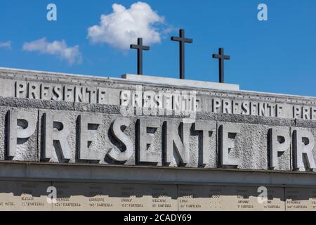 Le Mémorial de Redipuglia, plus grand mémorial dédié aux soldats qui sont tombés dans la Première Guerre mondiale - Fogliano Redipuglia, Friuli Venezia Giulia, Italie Banque D'Images