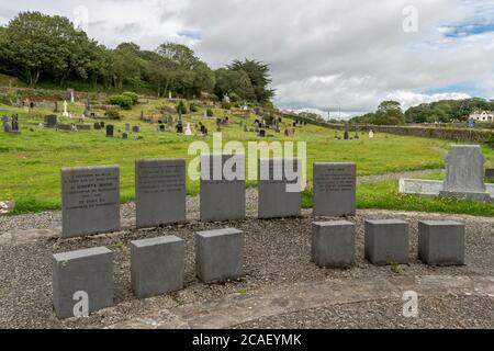 Cimetière d'Abbeystrowry à Skibbereen, en Irlande, où 8 10 000 victimes de la famine irlandaise de 1845-1850 sont enterrées. Banque D'Images