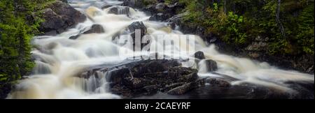 Triple Falls, St. Anthony, Terre-Neuve-et-Labrador, T.-N.-L., Canada Banque D'Images