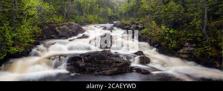 Triple Falls, St. Anthony, Terre-Neuve-et-Labrador, T.-N.-L., Canada, St. Anthony, Terre-Neuve-et-Labrador, T.-N.-L., Canada Banque D'Images