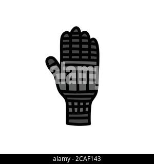 icône d'exosquelette doodle, illusration vectorielle Illustration de Vecteur