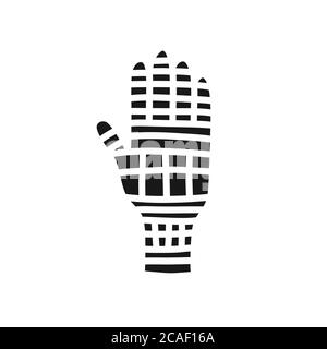 icône d'exosquelette doodle, illusration vectorielle Illustration de Vecteur