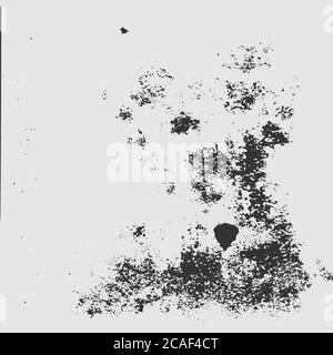 Joli animal peint noir Bobs sur le marché. Illustration de Vecteur