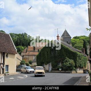 Village de Lavardin membre des plus Beaux villages de France, Loir et cher, France Banque D'Images