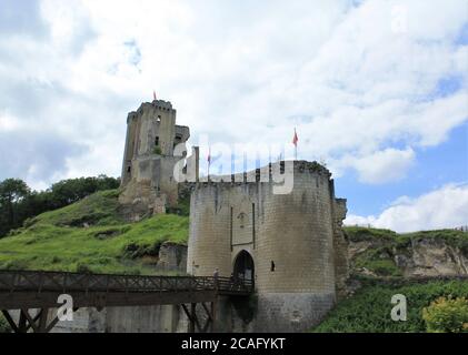 Château de Lavardin, village membre des plus Beaux villages de France, Loir et cher, France Banque D'Images