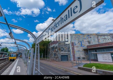 Salle de culture et de concert Liederhalle, Stuttgart, Land de Bade-Wurtemberg, Allemagne du Sud, Europe Banque D'Images