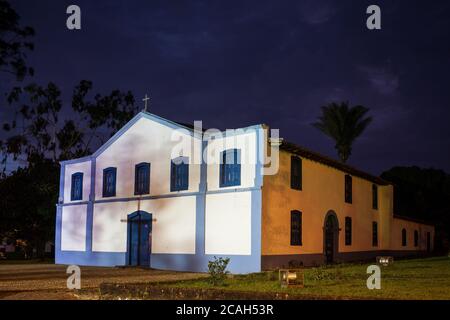 Église de Chapada dos Guiimaraes - construite à 1779 - Mato Grosso - Brésil Banque D'Images