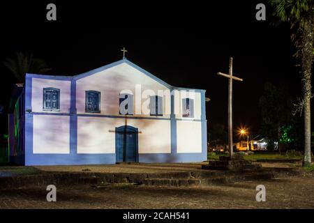 Église de Chapada dos Guiimaraes - construite à 1779 - Mato Grosso - Brésil Banque D'Images