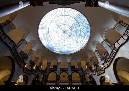 Munich, Allemagne. 07e août 2020. Le hall d'entrée du Palais de Justice. Credit: Sven Hoppe/dpa/Alay Live News Banque D'Images