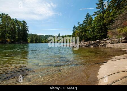 Hope Bay, North Pender Island, Colombie-Britannique, Canada Banque D'Images