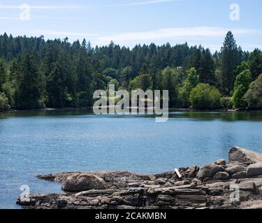 Hope Bay, North Pender Island, Colombie-Britannique, Canada Banque D'Images