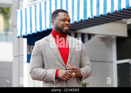 LOS ANGELES - 30 JANVIER : Curtis Jackson, 50 cent à la cérémonie des étoiles 50 cent sur le Hollywood Walk of Fame le 30 janvier 2019 à Los Angeles, CA Banque D'Images