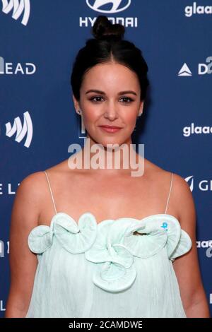 LOS ANGELES - 28 MARS : Melissa Fumero à la 30e édition annuelle des GLAAD Media Awards à l'hôtel Beverly Hilton le 28 mars 2019 à Los Angeles, en Californie Banque D'Images