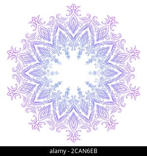 Cadre fleuri rond vintage avec espace pour le texte. Vecteur pour cartes, étiquettes, étiquettes, invitations, scrapbooking et votre créativité Illustration de Vecteur