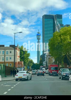 Tour BT vue depuis la rue London Banque D'Images