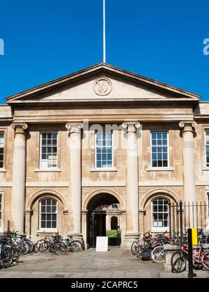 Emmanuel College Cambridge University Cambridgeshire Angleterre Royaume-Uni qui est un des plus grands collèges et est un voyage touristique populaire visito de destination Banque D'Images