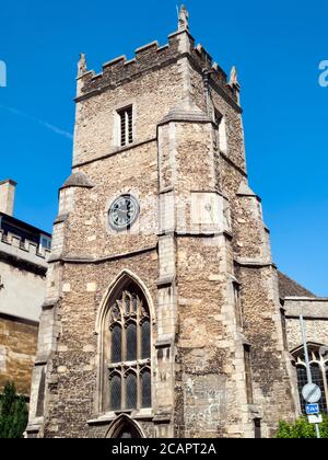 Eglise paroissiale de St Botolph Cambridge Cambridgesie Angleterre construit autour 1350 et dédié au saint patron des voyageurs qui est un tou populaire Banque D'Images