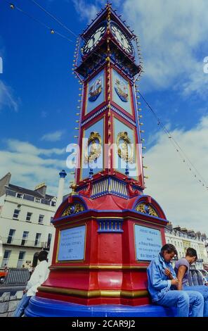 Le Jubilé de la reine Victoria sur la promenade de l'horloge, Weymouth, Dorset, Angleterre, Royaume-Uni Banque D'Images