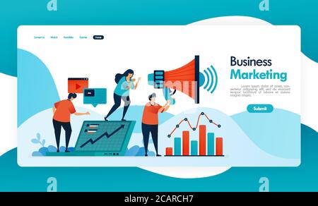 Bannière d'affaires pour recommander un ami, programme de référence MLM, agent de filiale et de marketing, augmenter le revenu en invitant ami, mégaphone pour la promotion a Illustration de Vecteur