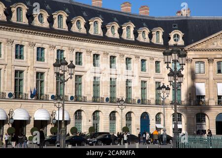 Hôtel Ritz, place Vendome ; Paris ; France Banque D'Images