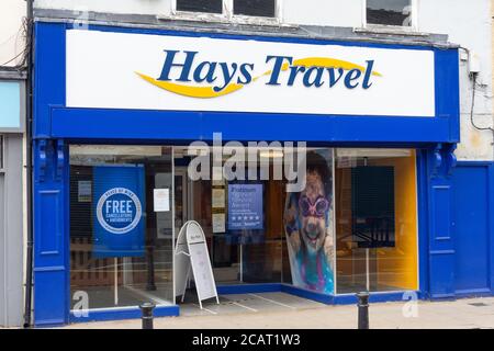 Hay's Travel, Newgate, Bishop Auckland, Comté de Durham, Angleterre, Royaume-Uni Banque D'Images