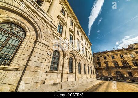 Palazzo della Provincia de Sassari, Italie Banque D'Images