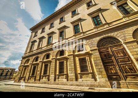 Palazzo della provincia de Sassari, Italie Banque D'Images