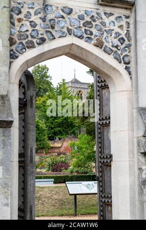 Jardins de Caversham court Banque D'Images