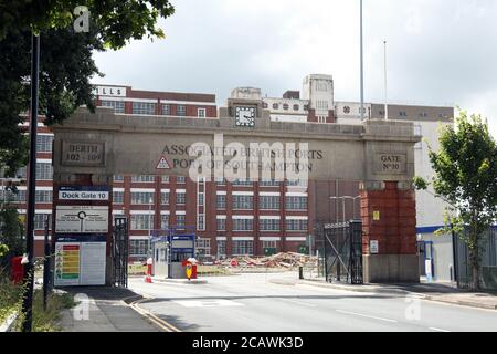 Solent Flour Mills, Associated British ports, Port de Southampton, Dock Gate 10, Southern Road, Southampton, Angleterre, Royaume-Uni, août 2020 Banque D'Images