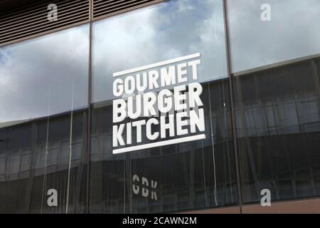 GBK Gourmet Burger Kitchen, Above Bar Street, Southampton, Angleterre, Royaume-Uni, août 2020 Banque D'Images