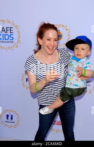LOS ANGELES - 23 avril : Amy Davidson, Lennox Lockwood à la Journée de la sécurité des enfants aux Smashbox Studios le 23 avril 2017 à Culver City, CA Banque D'Images