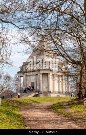 Le mausolée Darnley restauré du XVIIIe siècle à Cobham dans le Kent a été présenté dans la série télévisée Restoration. Banque D'Images