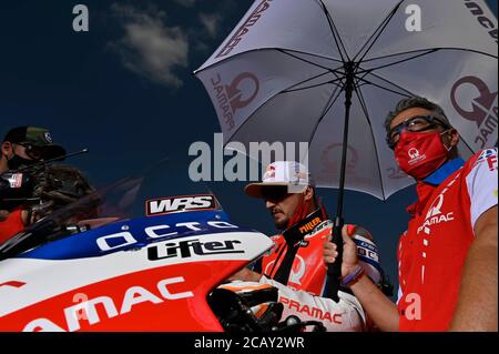 Brno, République tchèque. 09e août 2020. Course du Grand Prix MotoGP de la République tchèque au circuit de Brno. 9 août 2020 Carreras en el Gran Premio de MotoGP de la Republica Checa en el Circuito de Brno. 9 de Agosto, 2020 MotoGP.com/Cordon crédit de presse : CORGON PRESS/Alamy Live News Banque D'Images