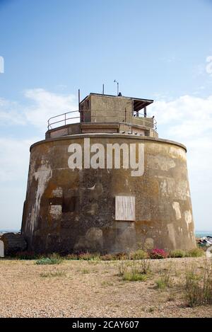 Tour Martello n° 66 à Eastbourne, Sussex, Angleterre, Royaume-Uni. Banque D'Images