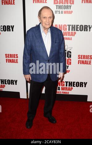 LOS ANGELES - 1er MAI : Bob Newhart à la finale de la série « The Big Bang Theory » à l'hôtel Langham Huntington le 1er mai 2019 à Pasadena, Californie Banque D'Images