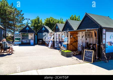 Artisanat et artisanat Harbour Market à Whitstable, Kent, Royaume-Uni Banque D'Images